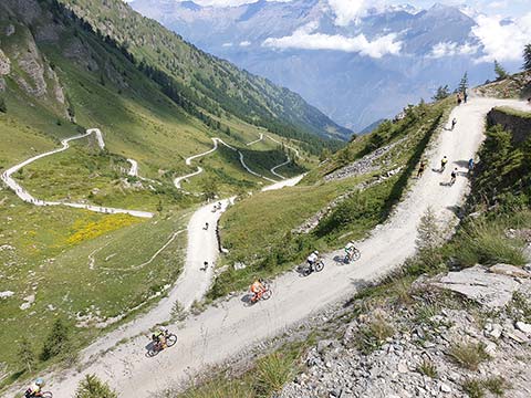 Colle delle Finestre © Comitato Sestriere Bike Grandi Eventi